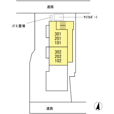 Le Mondeの区画図