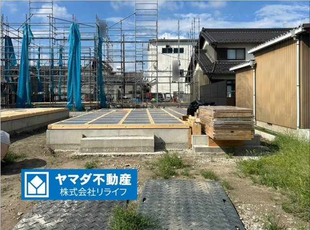 ハートフルタウン　一宮市開明杁西郭　全４区画分譲の外観|「現地（2026年9月1日）撮影」　　
■外観写真　
■ヤマダ不動産　株式会社リライフ　
