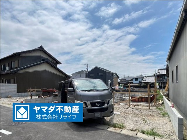 ハートフルタウン　一宮市開明杁西郭　全４区画分譲の外観|「現地（2026年8月4日）撮影」　　
■外観写真　
■ヤマダ不動産　株式会社リライフ　