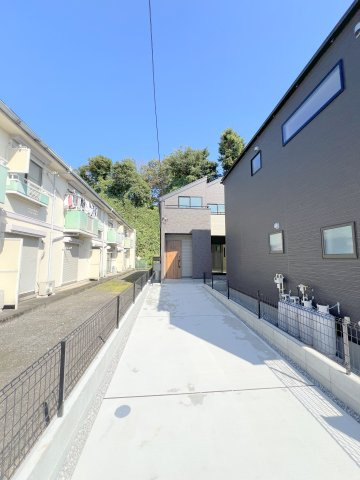 福生市福生　新築戸建全3棟の外観|現地外観