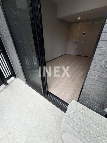 横浜市西区宮崎町の賃貸マンションのバルコニー