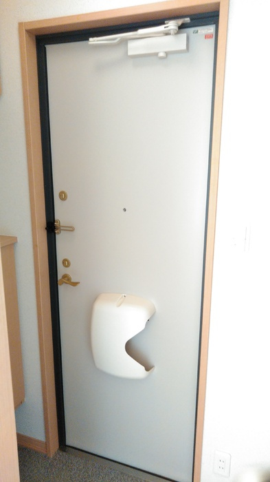 コンフォール堺北の玄関