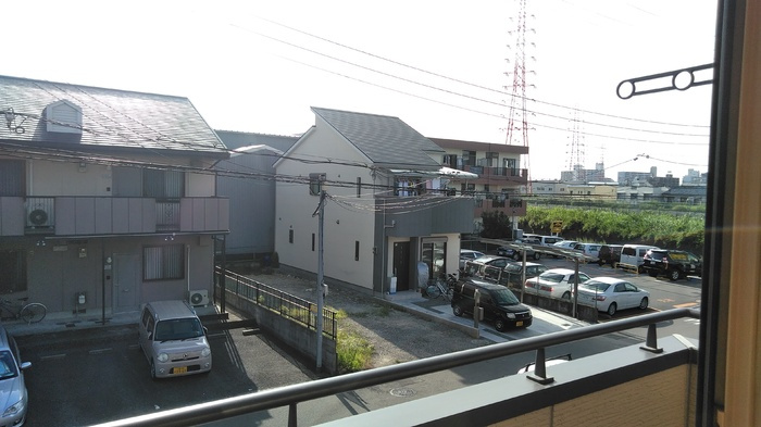 コンフォール堺北のバルコニー