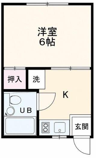 船橋市習志野台５丁目のアパートの間取り