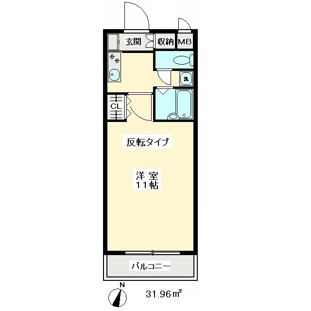 エムステージ白磁楼の間取り