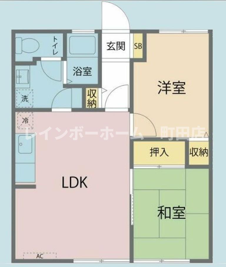 ＤＷＥＬＬ−ＡＺＵＳＡ2※初期費用分割あと払いサービス利用可能物件の間取り