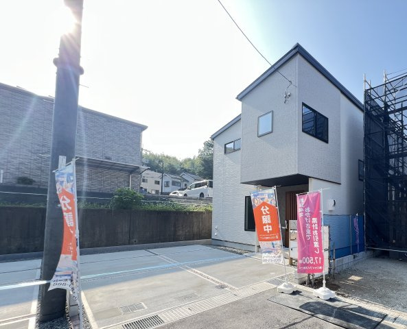 北葛城郡上牧町第1中筋出作全2棟の前面道路含む現地写真