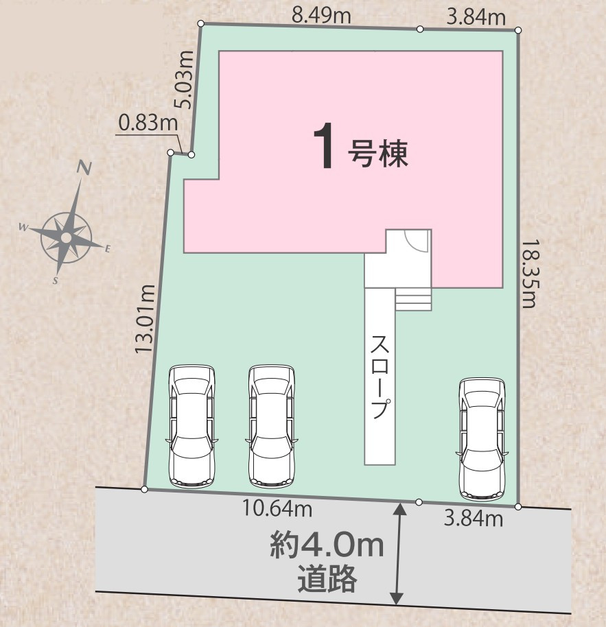 【新築戸建】前橋市下石倉町01期 の区画図|■区画図