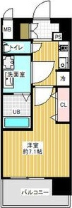 ミリアン四天王寺夕陽丘Ⅱの間取り