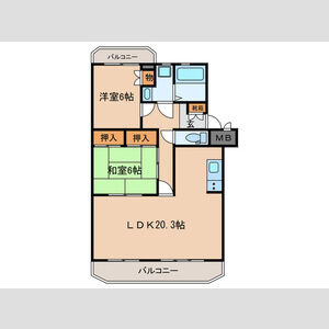 サニーコート庄名の間取り