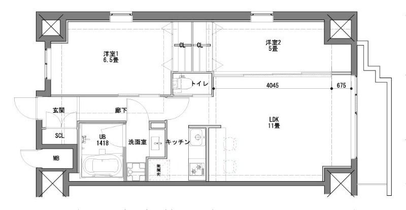 プレジオ本町の間取り