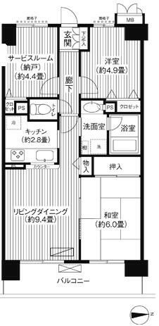 アイリス壱番館の間取り