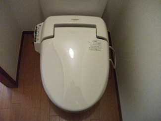 【トイレ】 | マックスロゼＣ棟 | ウォシュレット機能付きトイレです