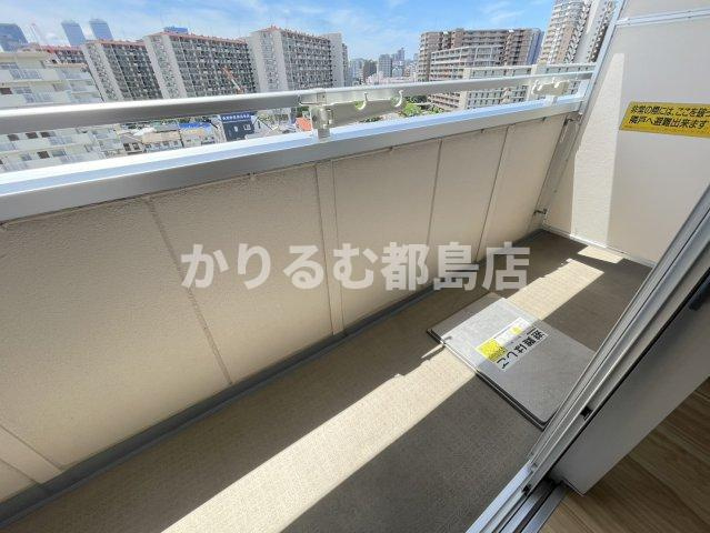 グランシエール都島のバルコニー
