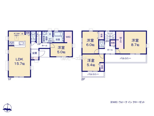 【間取り】 | 知多市日長台第2【仲介手数料0円】