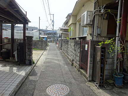 仁保2丁目の前面道路含む現地写真