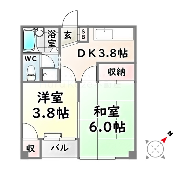 【間取り】 | 京第一マンション【名古屋市賃貸・ペット可】