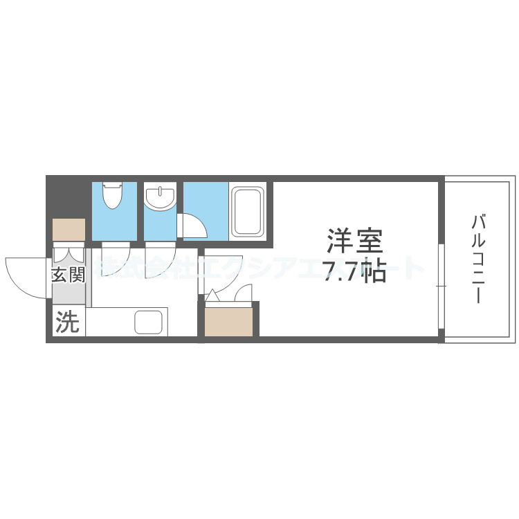 四天王寺レジデンスの間取り