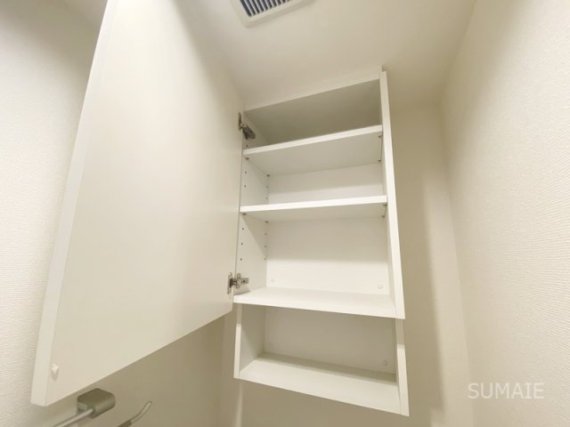 ポレスター大宮桜木町の収納|トイレにも収納あります！