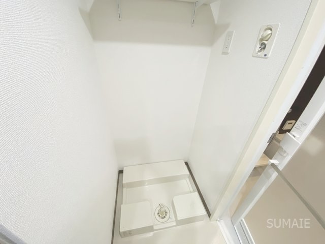 ポレスター大宮桜木町の洗面所|室内洗濯機置き場！