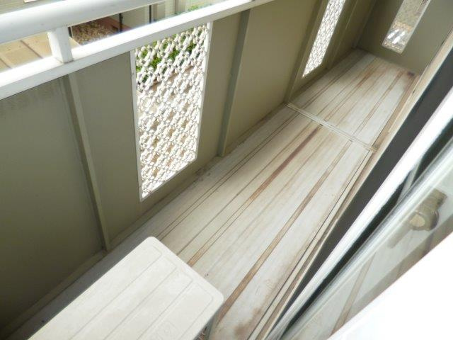 楠小路Ｂのバルコニー