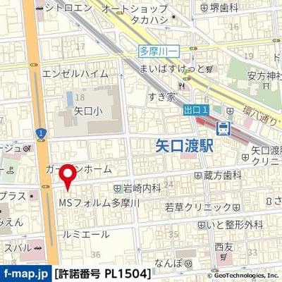 【地図】 | ヴェローナ多摩川