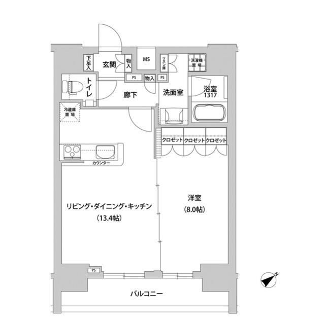 メトロステージ上野の間取り