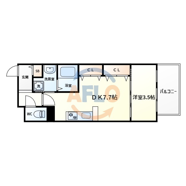 シスイル長居の間取り|シスイル長居　間取り