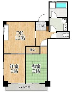 墨田区両国２丁目の賃貸マンションの間取り
