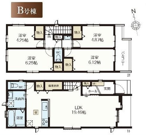 【間取り】 | 藤沢市辻堂元町2丁目 新築戸建 全4棟