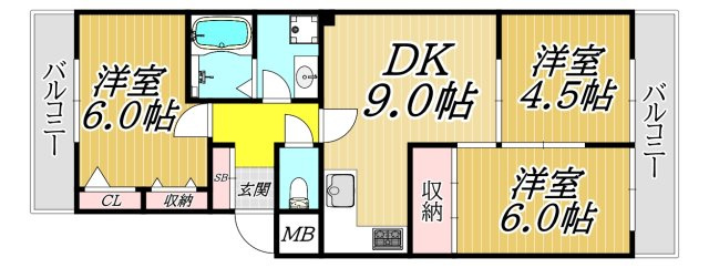 グランドールUM2の間取り
