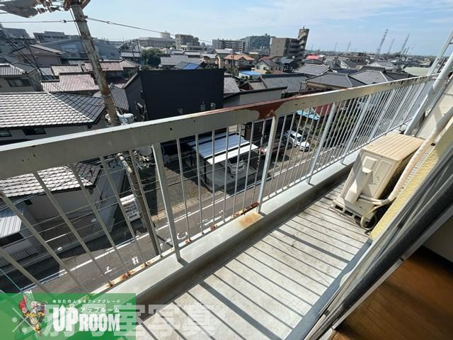 大平コーポラスⅠのバルコニー