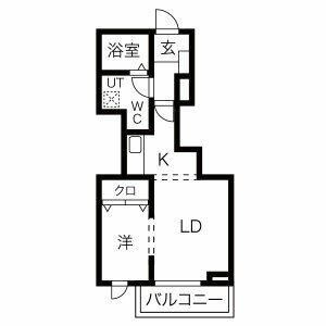 メリディアン多賀城笠神の間取り