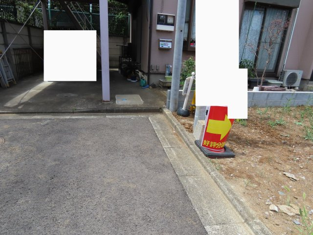 川越市笠幡新築戸建の前面道路含む現地写真