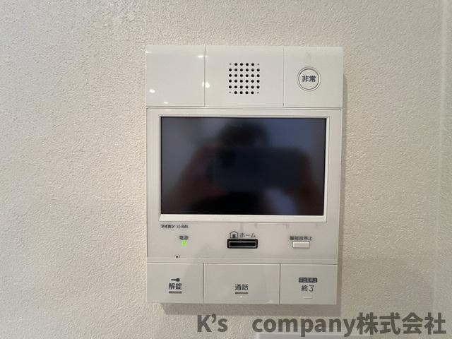 茅ヶ崎市十間坂3丁目　グレイス湘南茅ヶ崎のセキュリティ|訪問者の顔が確認できるモニター付きインターフォン☆