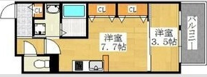 シスイル長居の間取り