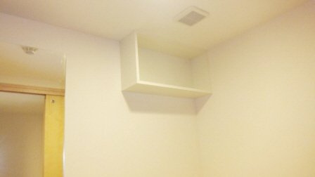 リブリ・船橋のセキュリティ|トイレ上部に棚付いています