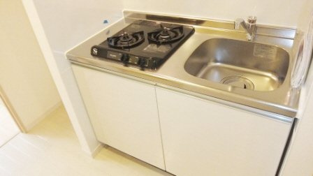 リブリ・船橋のキッチン|２口ガスコンロ付きキッチン