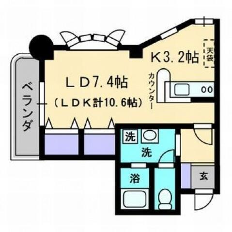 メゾンＳＥＩの間取り|間取図 