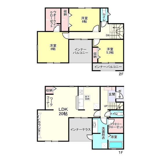 【間取り】 | 姫路市余部区下余部/全２棟
