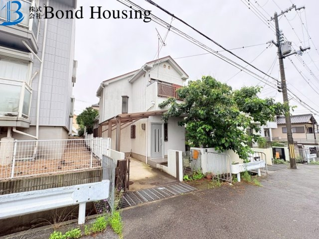 土地としても可能　南向きバルコニー　西区今寺　中古戸建の前面道路含む現地写真