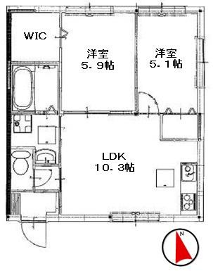 岸和田市土生町平屋の間取り