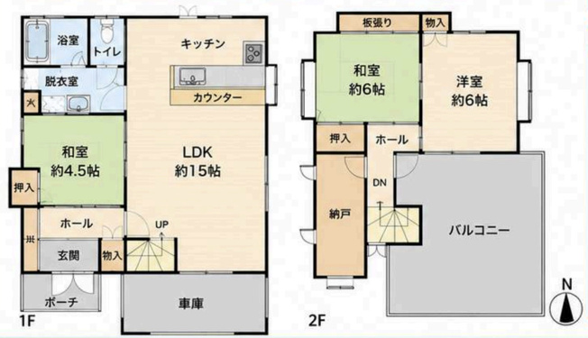 【間取り】 | 行田市大字持田　中古戸建