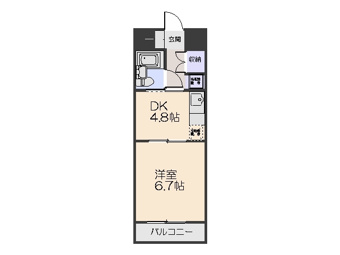 単身者向けの間取りになります♪