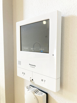 【防犯設備】 | 手稲区稲穂4条5丁目　中古戸建 | TVモニター付きインターフォン