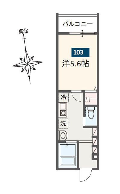 MELDIA八広Ⅴの間取り