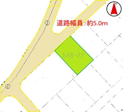 【区画図】 | 那須塩原市井口　100万円　土地