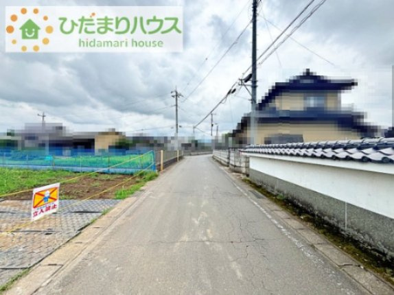 【前面道路含む現地写真】 | つくば市前野3期　新築戸建　1号棟 | 7月5日撮影
