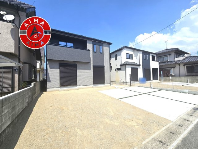 古賀市千鳥2丁目第1-2棟（A号棟）の外観|デザイン性のある外観です。