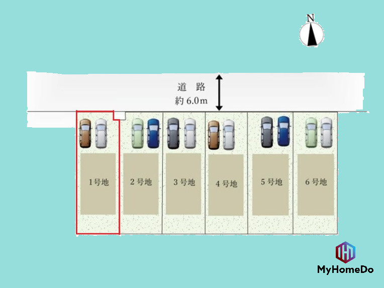 春日井市高山町　7期の区画図